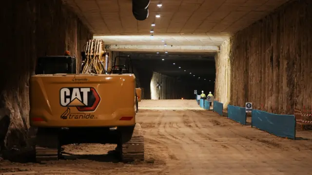 El túnel del soterramiento de la A5.
