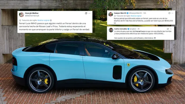 Las redes sociales se llenan de críticas sobre el nuevo Ferrari Luce