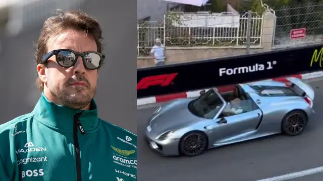 Fernando Alonso y su último 'juguete'