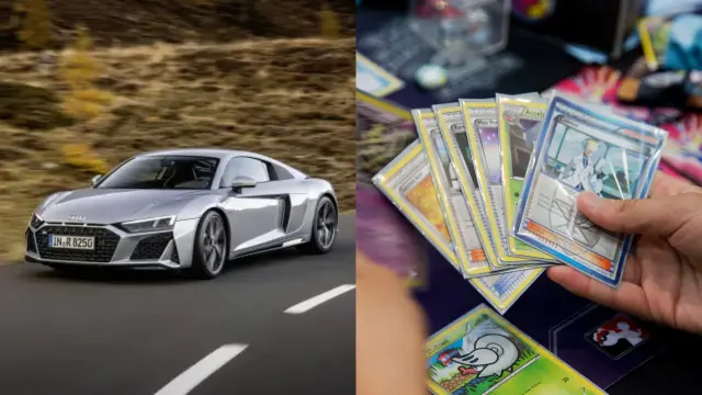 Cambia su Audi R8 por una colección de cartas Pokémon