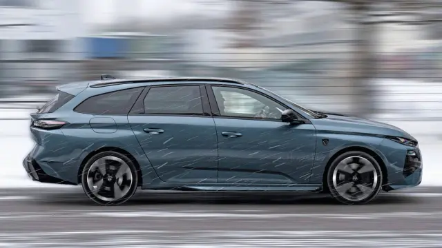 Prueba del Peugeot 308 SW PHEV 195. Barrido.