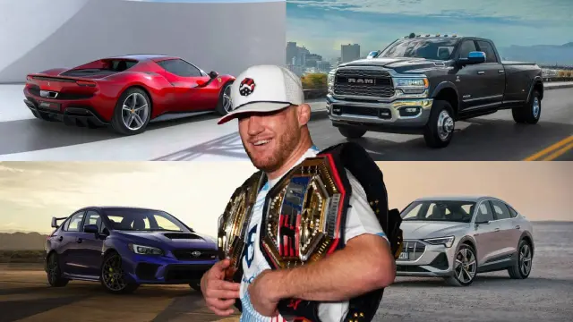 El garaje del nuevo campeón, Justin Gaethje