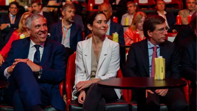 Isabel Díaz Ayuso durante la presentación del Madring F1