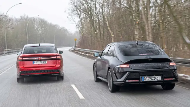 Comparativa del Hyundai Ioniq 6 84 kWh vs Volkswagen ID.7 GTX. Zagas,