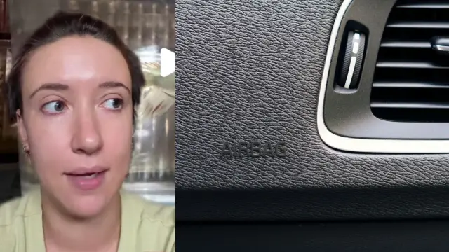 La afectada comparte consejos de salud para cuando salte el airbag en un accidente