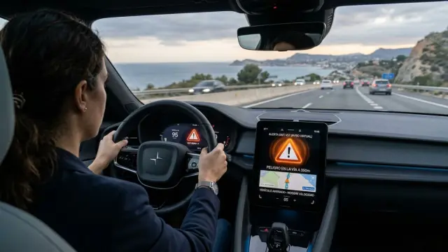 Así se verá la nueva señal v-27 de la DGT