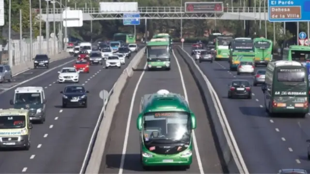 Carril Bus VAO A2