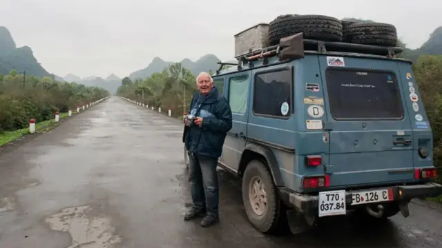 Gunter Holtorf y su Mercedes G llamado Otto.