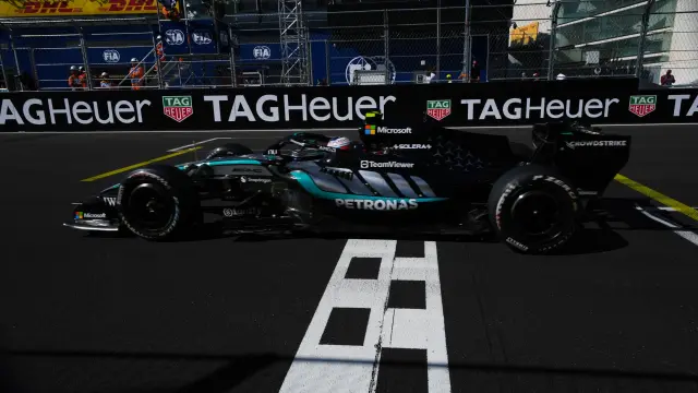 Andrea Kimi Antonelli cruza la meta en la recta de MadRing.