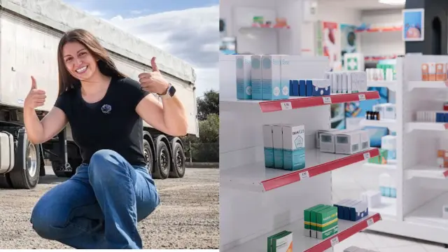 Nadia, camionera, cuenta su historia en el transporte