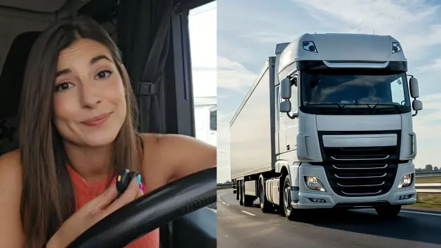 Ainhoa, camionera española