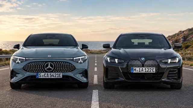 Mercedes Clase CLA eléctrico o BMW i4.