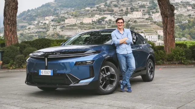Nuestro compañero Enrique Trillo durante la prueba del Gamma en Nápoles (Italia)