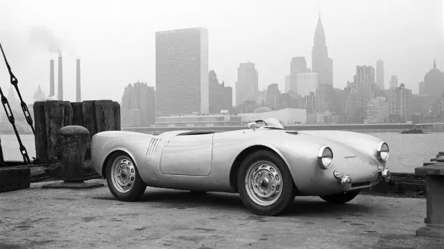 En 1953 legó a Estados Unidos el Porsche 550