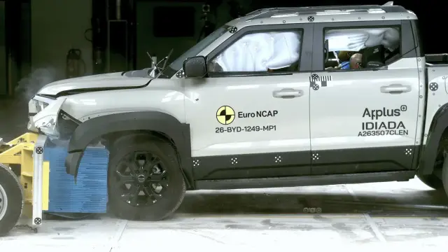 Prueba de impacto del BYD Shark