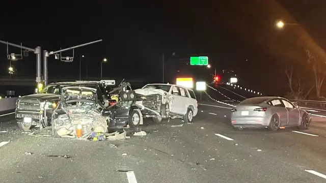 Accidente de un Tesla con el sistema FSD