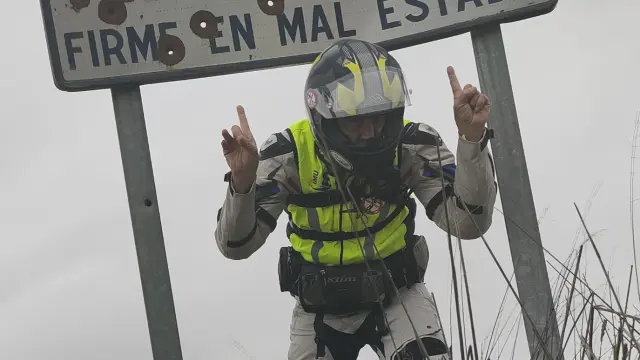 Juan Carlos Toribio alerta sobre el mal estado de las carreteras.