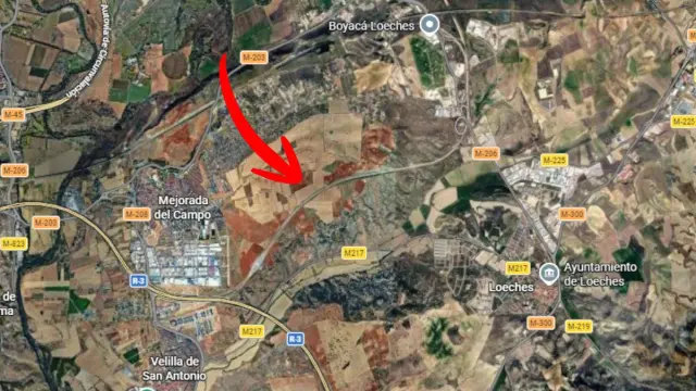 Mapeo de la M-203, la "autopista fantasma" de Madrid