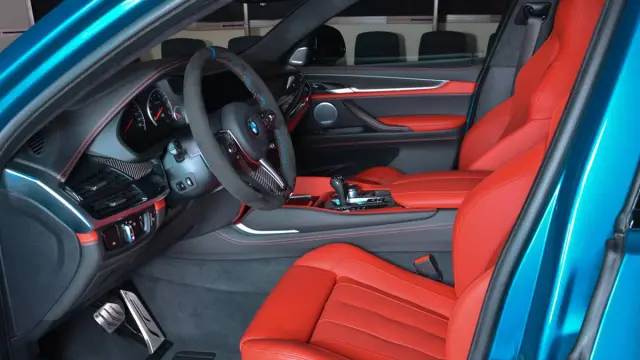BMW X6 M personalizado interior