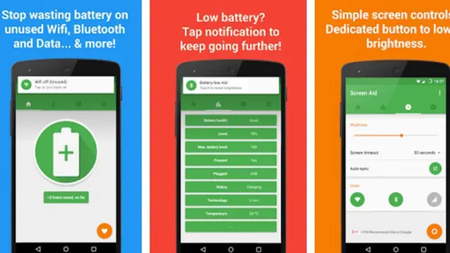 Battery Aid detecta conexiones