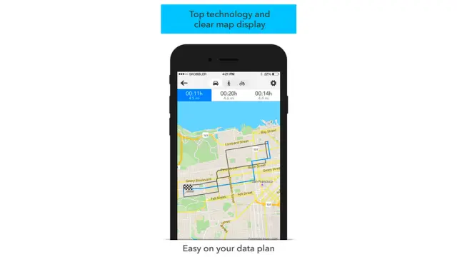 Cinco app que debe tener todo amante de los coches - Skobbler mapa