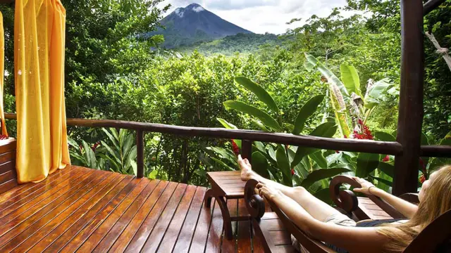 mejores hoteles del mundo Nayara Hotel, Spa & Gardens vista volcán Arenal