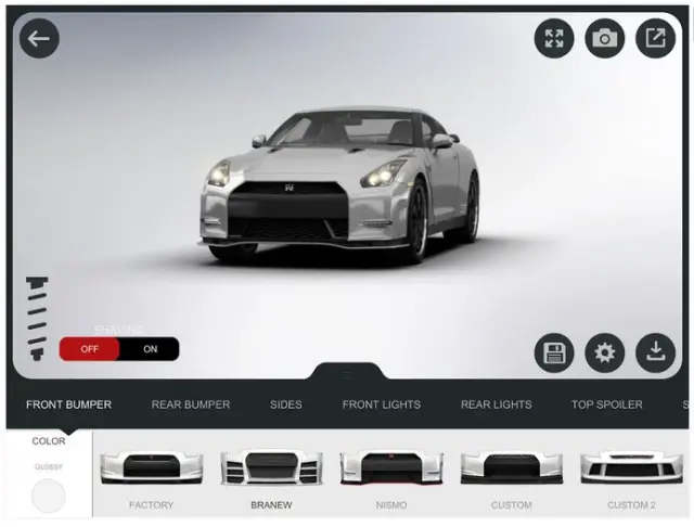 Juego online para tunear coches.