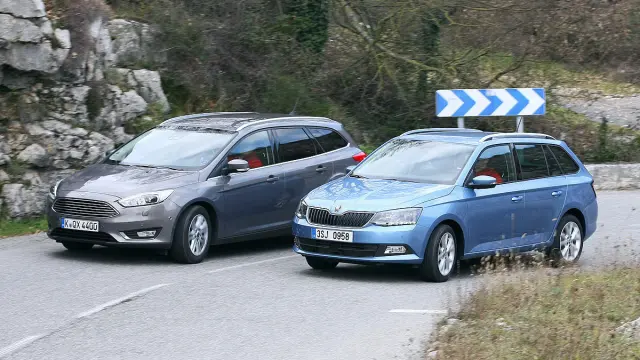 Skoda Fabia Combi contra Ford Focus Turnier