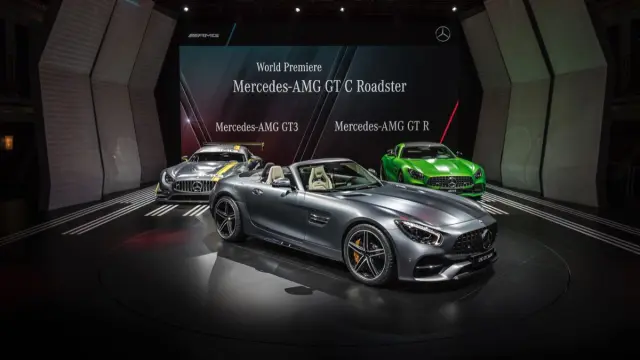 Mercedes AMG GT C Roadster exposicion