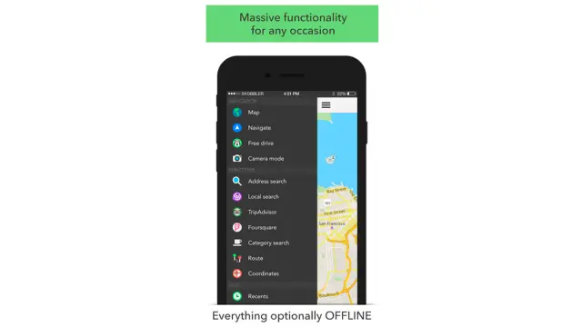 Cinco app que debe tener todo amante de los coches - Skobbler opciones