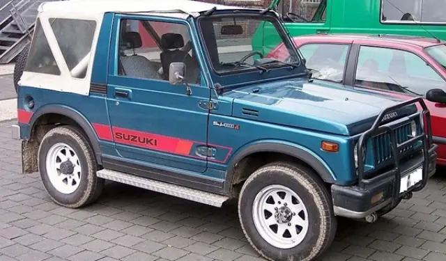 Los 13 coches más terroríficos para concudir Suzuki Samurai