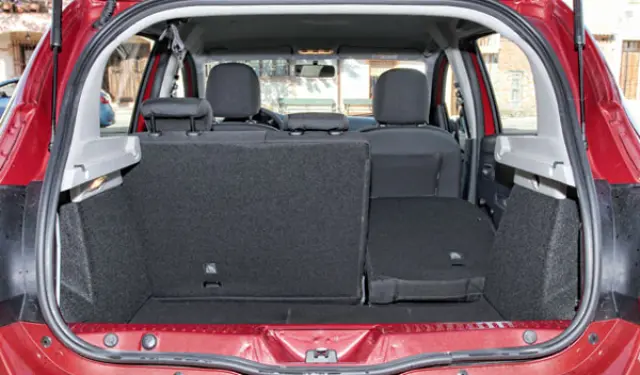 Dacia Sandero maletero
