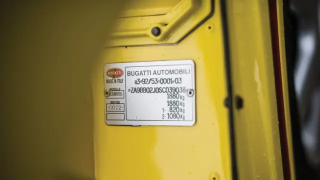 Bugatti EB110 SS chasis