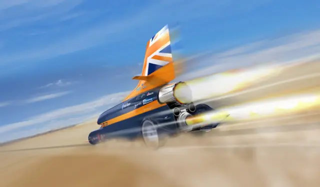 Bloodhound SSC, récord del mundo de velocidad sobre tierra: 1.689 km/h