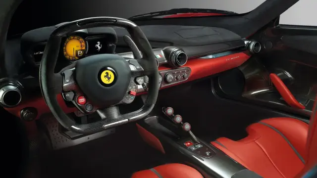 cinco hibridos mas rapidos Ferrari LaFerrari interior