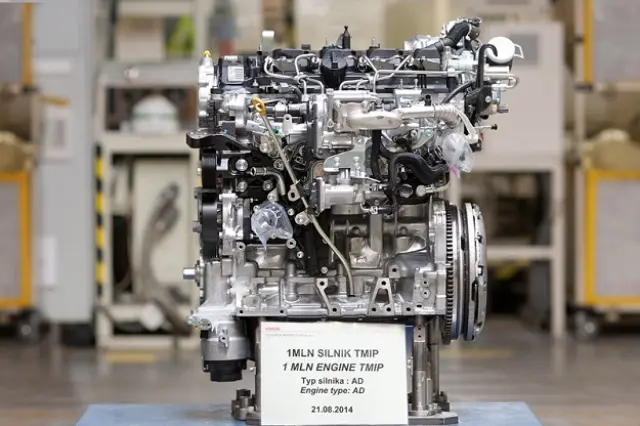 Toyota un millón de motores en su planta de Polonia