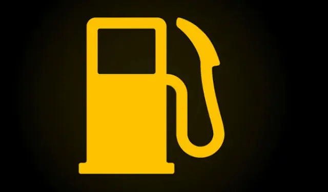 testigo nivel de combustible