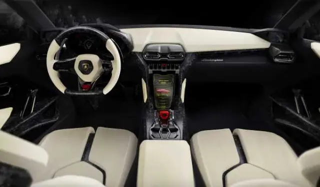 Interior del Lamborghini Urus