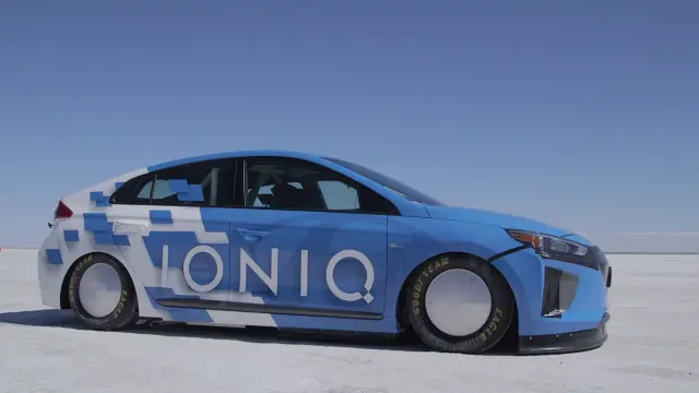 Hyundai Ioniq Hybrid récord velocidad lateral