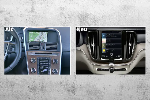 El 'infotainment' viene de los modelos 90. Hay menos botones, y una pantalla mucho más grande y con mayor definición.