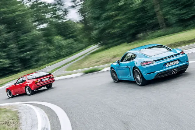 Duelo 4 cilindros: Porsche 718 Cayman S vs Porsche 924 GT zagas