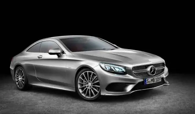 Mercedes Clase S Coupé tres cuartos delantera