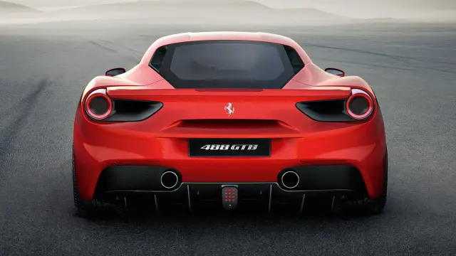 Ferrari 488 GTB trasera