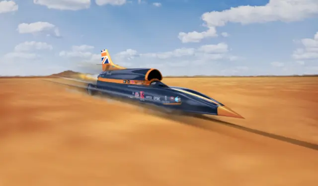Bloodhound SSC, récord del mundo de velocidad sobre tierra: 1.689 km/h
