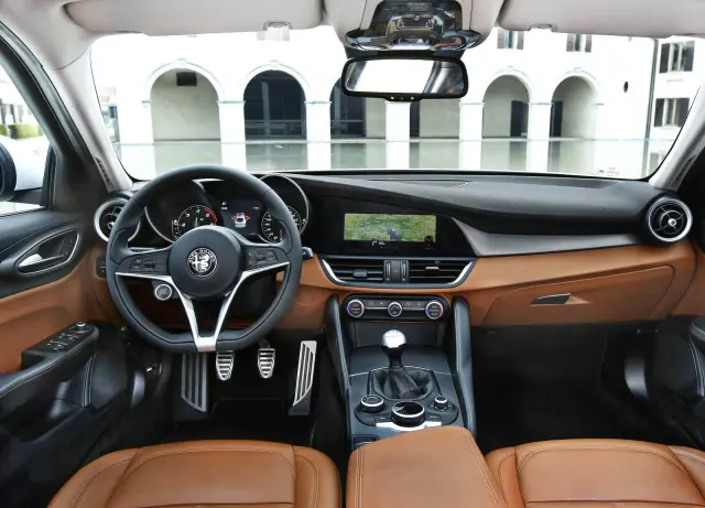 Interior del Alfa Romeo Giulia