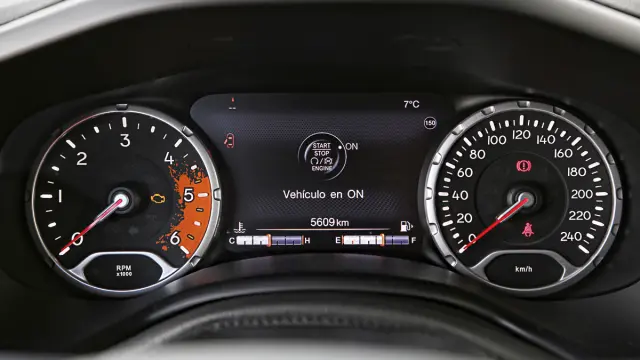 Cuadro de mandos del Jeep Renegade