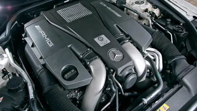 Mercedes SL 63 AMG interior motor