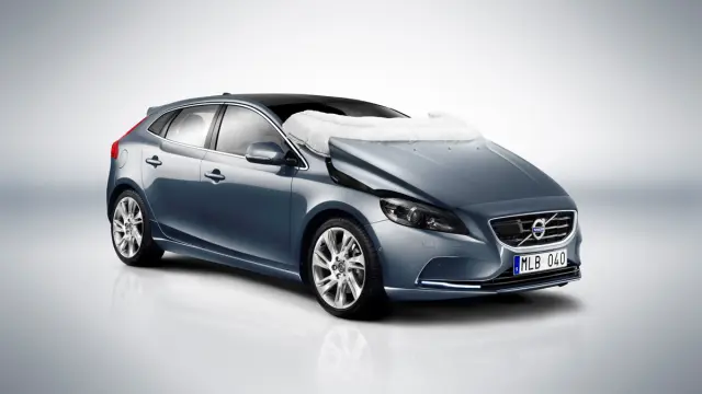 airbag peatones volvo v40