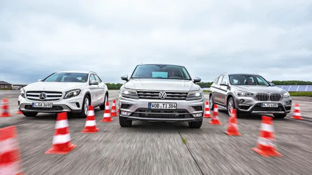 VW Tiguan, Mercedes GLA, BMW X1