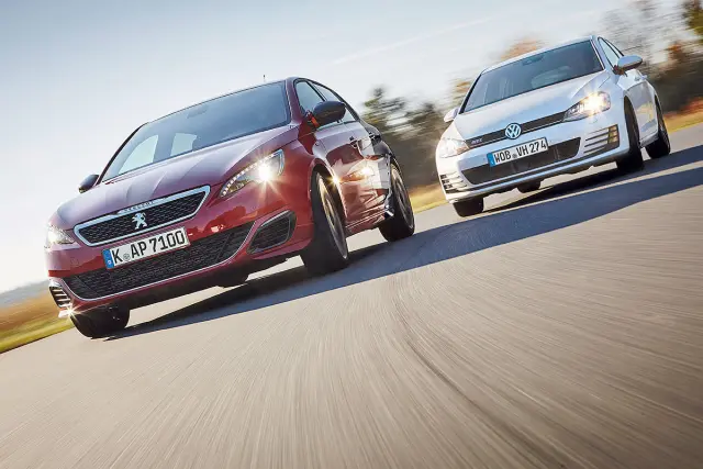 Cara a cara: Peugeot 308 GTi vs Volkswagen Golf GTI